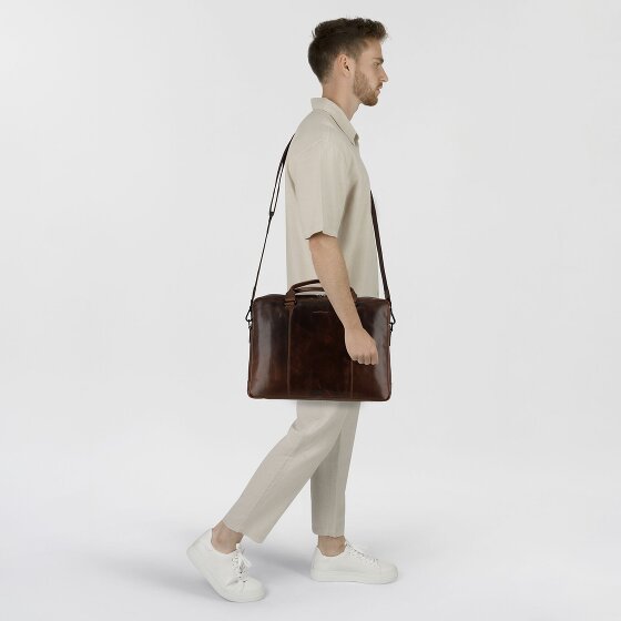 Greenburry Newport Porte-documents Cuir 43 cm Compartiment pour ordinateur portable