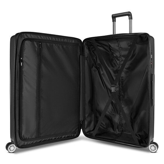 Bric's Cervia 2.0 4 roulettes Trolley L 77 cm avec soufflet d'extension