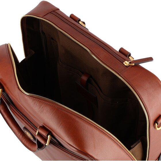 The Bridge Stovia 2 roulettes Trolley pilote Cuir 39 cm Compartiment pour ordinateur portable