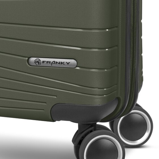 Franky Dallas 3.0 Set de valises à 4 roulettes 3 pièces avec soufflet d'extension