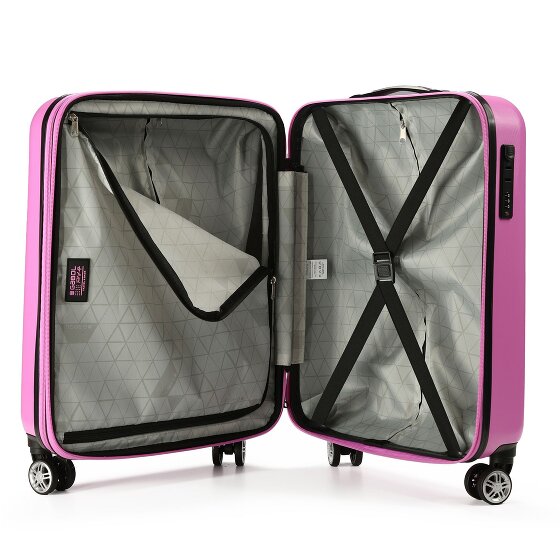 Gabol Future Plus 4 roulettes Trolley de cabine 55 cm avec soufflet d'extension