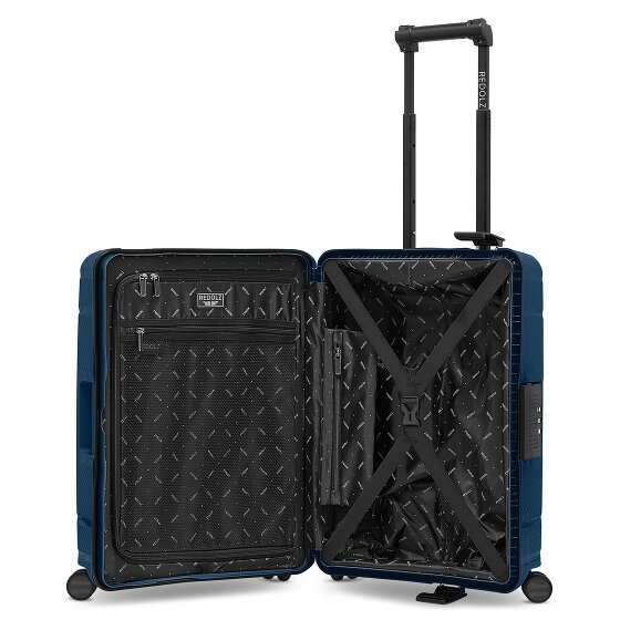 Redolz Essentials 15 : valise cabine à 4 roues de 55 cm avec fermeture à trois points