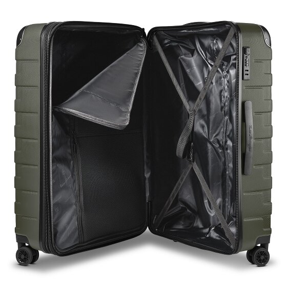 Tonino Lamborghini Milano 4 roues Valise cabine L 72 cm avec soufflet d'extension