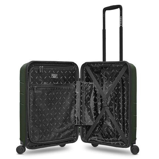 Redolz Essentials 17 : valise cabine à 4 roues, 55 cm, avec compartiment souple pour ordinateur portable
