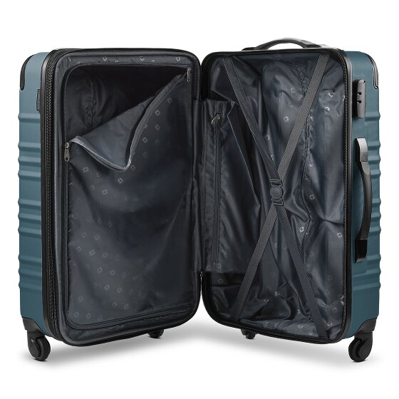Wenger Amplar Evo 4 roulettes Trolley M 65 cm avec soufflet d'extension