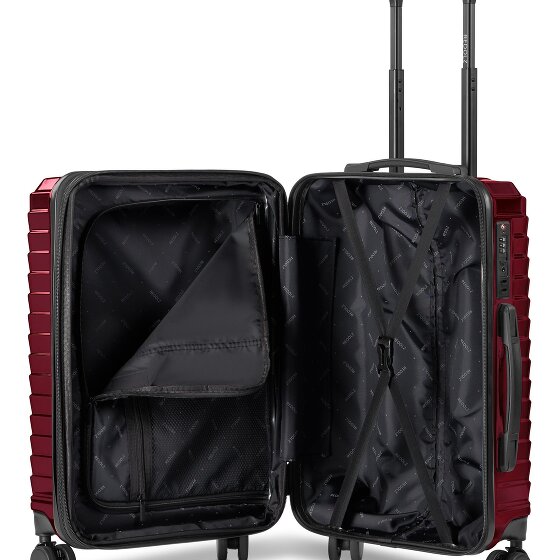 Redolz Essentials 18 4 roulettes Trolley de cabine 55 cm avec soufflet d'extension