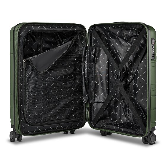 Redolz Essentials 11 4 roues Valise cabine 55 cm avec soufflet d'extension
