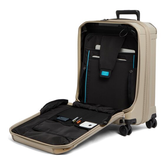 Piquadro PQ-Light 4 roues Valise cabine S 56 cm Compartiment ordinateur avec soufflet d'extension