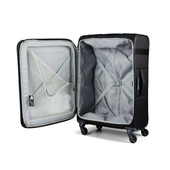 Samsonite Citybeat 4 roulettes Trolley 66 cm avec soufflet d'extension