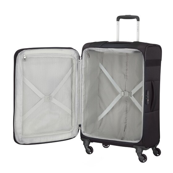 Samsonite Citybeat 4 roues Valise cabine 66 cm avec soufflet d'extension