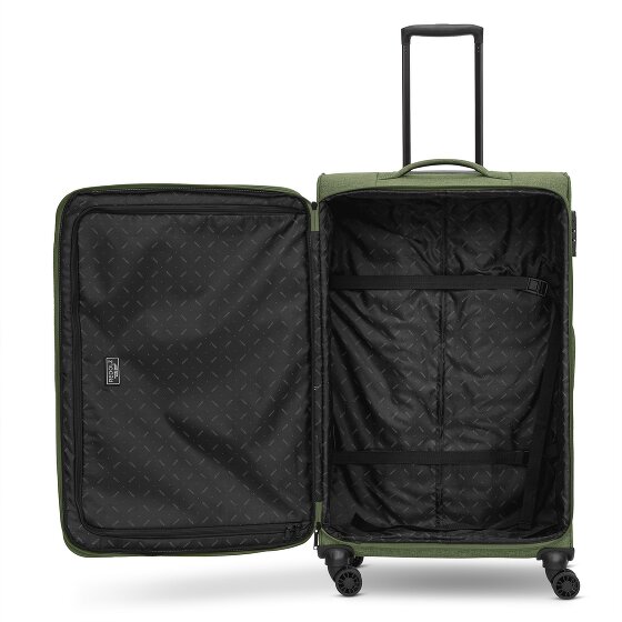 Redolz Essentials 12 LARGE 4 roues Valise cabine 79 cm avec soufflet d'extension