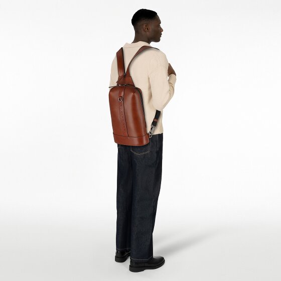 The Bridge Giacomo sac à bandoulière en cuir 29 cm