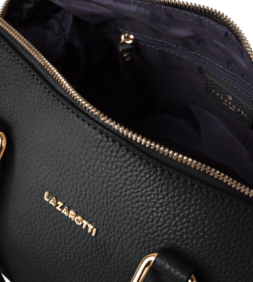 Lazarotti Bologna Leather Bowling-Bag Sac à main en cuir 26 cm