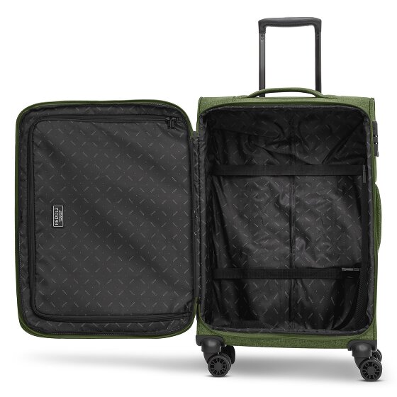 Redolz Essentials 12 MEDIUM – Valise cabine à 4 roues de 67 cm avec soufflet d'extension