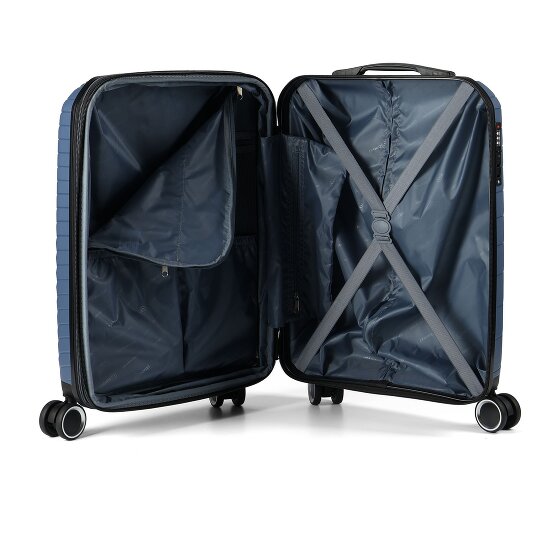 Benzi 5808 4 roulettes Trolley de cabine 55 cm avec soufflet d'extension