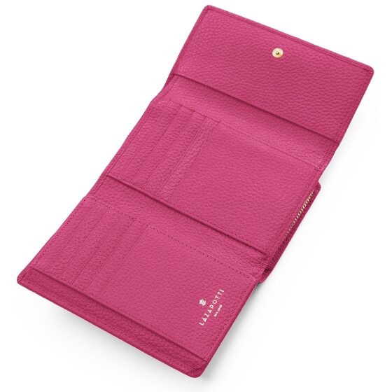 Lazarotti Porte-monnaie « Bologna » en cuir XL avec compartiment à fermeture éclair sur tout le pourtour, Cuir, 14 cm