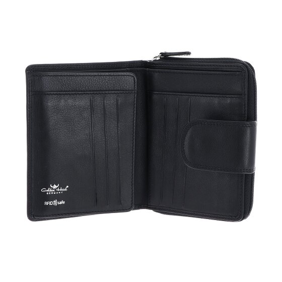Golden Head Polo Porte-monnaie Protection RFID Cuir véritable 12.5 cm