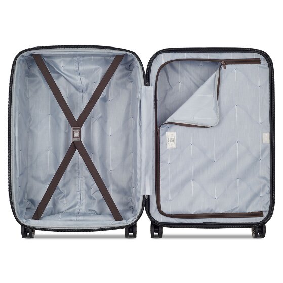 Delsey Paris Meteor 4 roulettes Trolley 68 cm avec soufflet d'extension