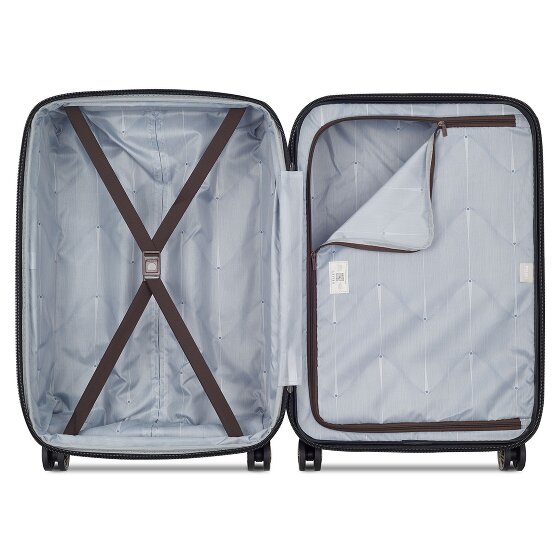 Delsey Paris Meteor 4 roulettes Trolley 68 cm avec soufflet d'extension