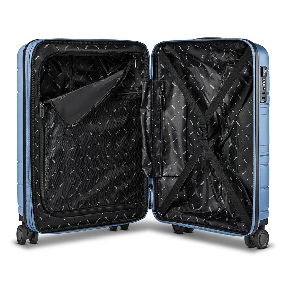 Redolz Essentials 11 4 roues Valise cabine 55 cm avec soufflet d'extension