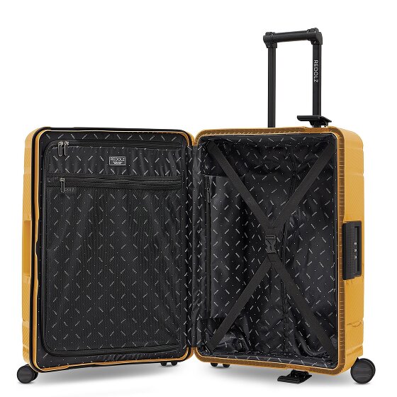Redolz Essentials 15 Set de valises à 4 roulettes 3 pièces avec fermeture à trois points