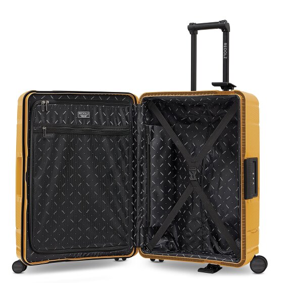 Redolz Essentials 15 Set de valises à 4 roulettes 3 pièces avec fermeture à trois points