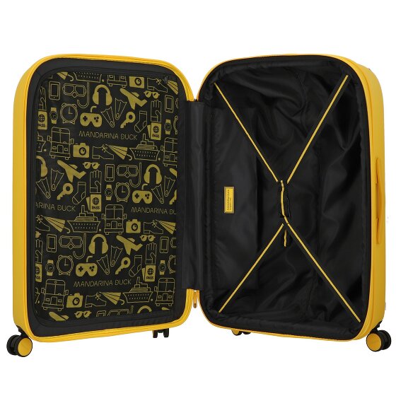 Mandarina Duck Logoduck + 4 roulettes Trolley L 75 cm