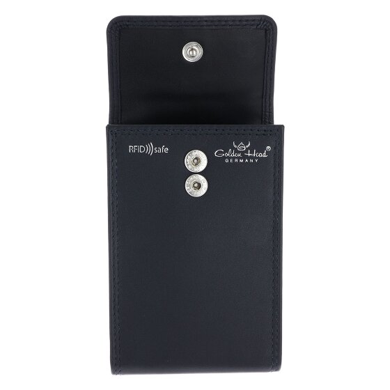 Golden Head Porte-cartes de crédit Polo RFID en cuir 12 cm