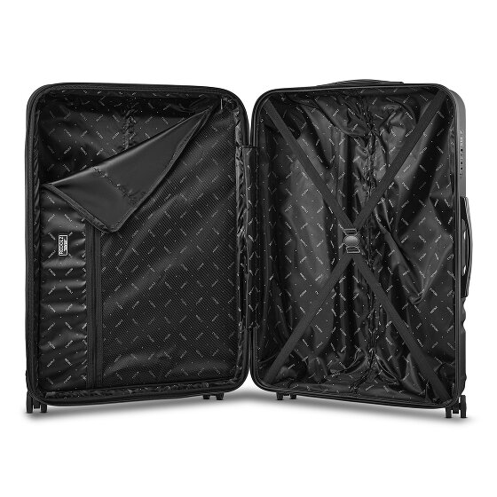 Redolz Pro ABS 4 roues Valise cabine 74 cm avec soufflet d'extension
