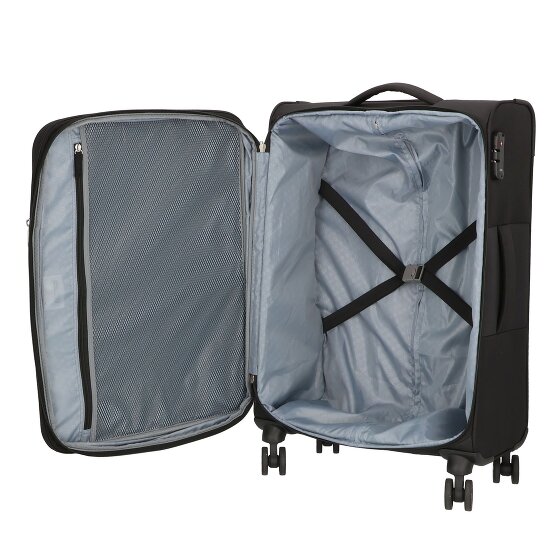 American Tourister Deep Dive 4 roulettes Trolley 67 cm avec soufflet d'extension