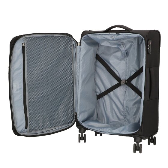 American Tourister Deep Dive 4 roulettes Trolley 67 cm avec soufflet d'extension