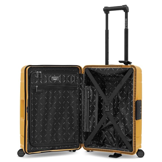 Redolz Essentials 15 : valise cabine à 4 roues de 55 cm avec fermeture à trois points