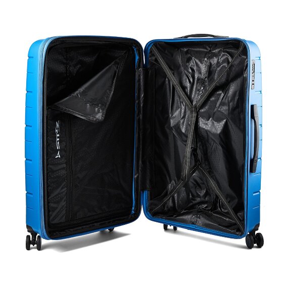 Polestream Strz by Asteroid 4 roulettes Trolley L 74 cm avec soufflet d'extension