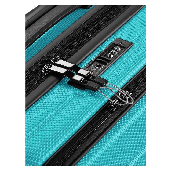 Franky Munich 4.0 4 roues Valise cabine 55 cm Compartiment ordinateur avec soufflet d'extension