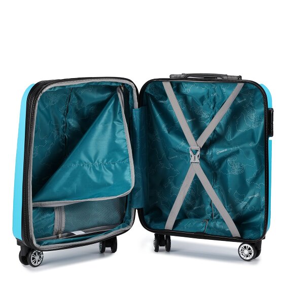 Benzi 5493 4 roulettes Trolley de cabine S 53 cm avec soufflet d'extension