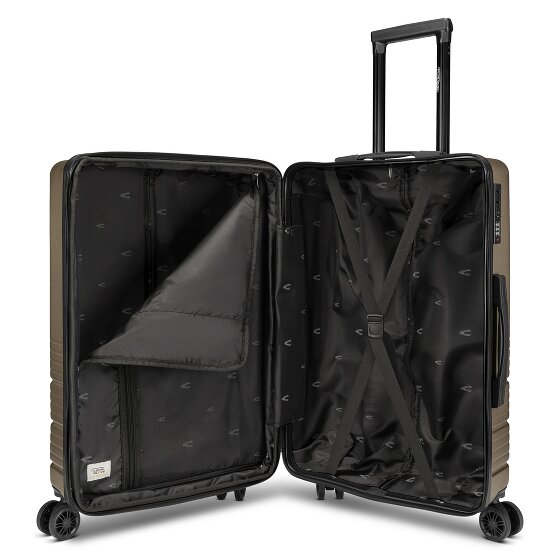 camel active Hanoi 4 roulettes Set de valises 3 pièces avec soufflet d'extension