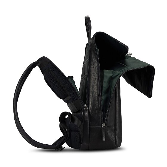 Jost Glasgow Daypack Protection RFID Cuir véritable 42 cm Compartiment ordinateur