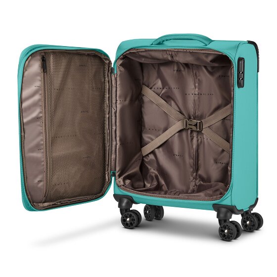 Stratic taska 4 roues Valise cabine S 55 cm avec soufflet d'extension