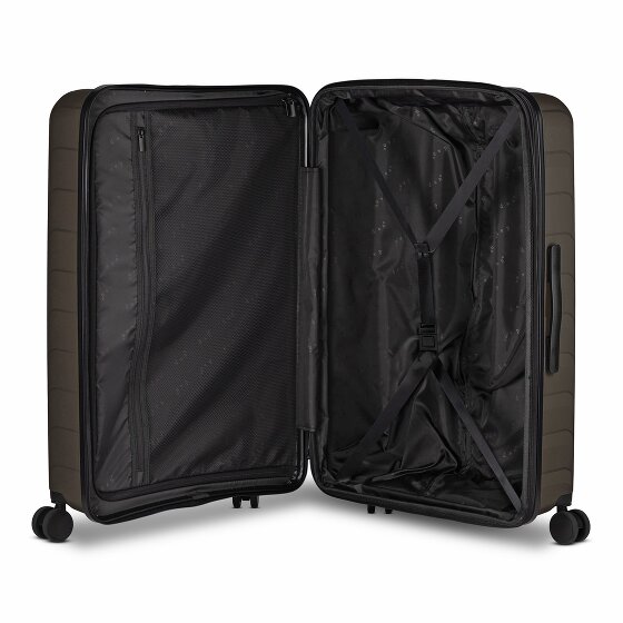 d&n Toronto 4 roues Valise cabine L 75 cm avec soufflet d'extension