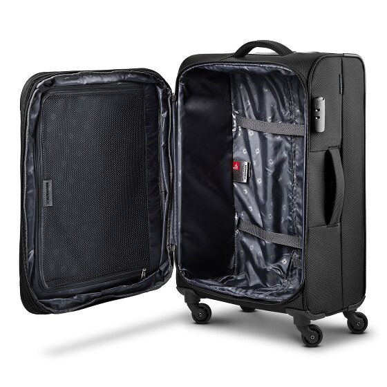 Wenger Beaumont 4 roulettes Set de valises 3 pièces avec soufflet d'extension
