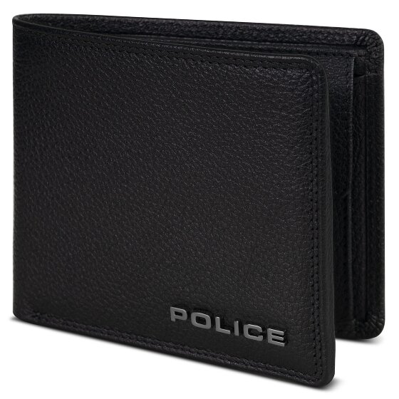 Police Porte-monnaie Protection RFID Cuir véritable 11.5 cm