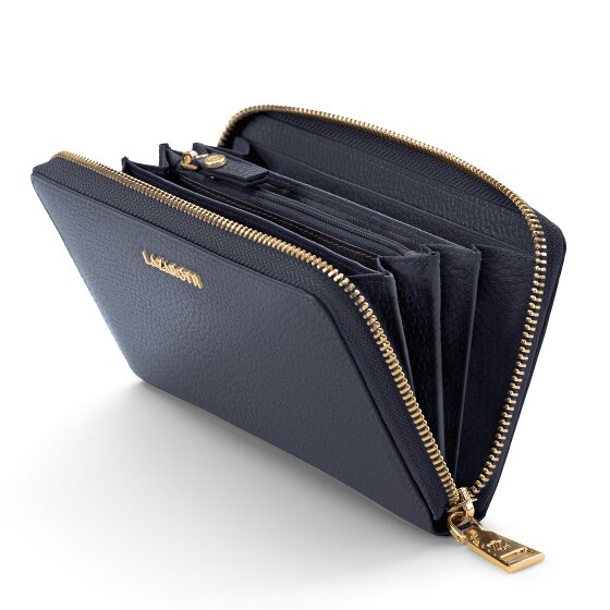 Lazarotti Bologna Leather XL Porte-monnaie zip-around en cuir 19 cm