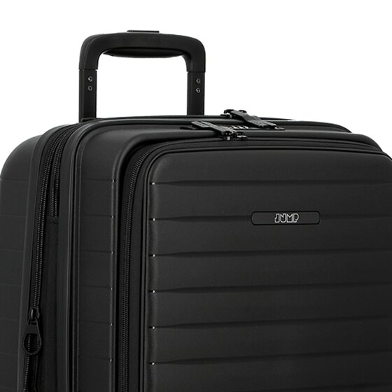 Jump Striper 4 roulettes Trolley de cabine 55 cm avec soufflet d'extension