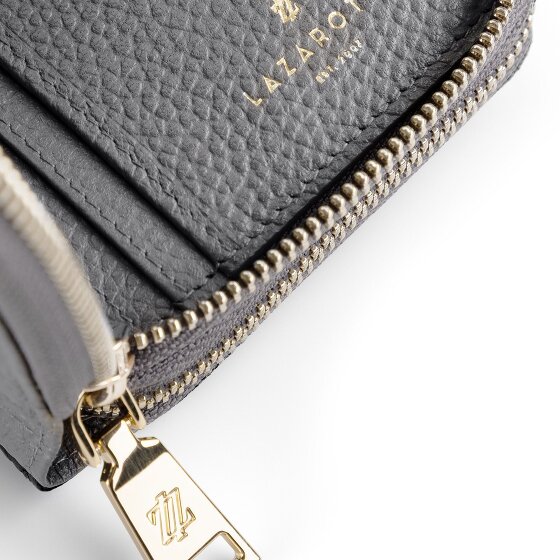 Lazarotti Bologna Leather XL Double Zip-Around Porte-monnaie RFID Cuir 20 cm