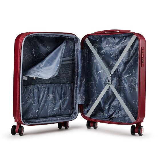 Benzi 5823 4 roues Valise cabine S 53 cm avec soufflet d'extension