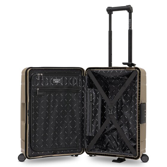 Redolz Essentials 15 : valise cabine à 4 roues de 55 cm avec fermeture à trois points