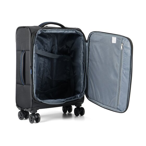 Benzi 5825 4 roulettes Trolley de cabine 55 cm avec soufflet d'extension