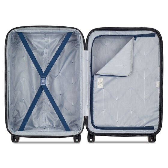 Delsey Paris Meteor 4 roulettes Trolley 68 cm avec soufflet d'extension
