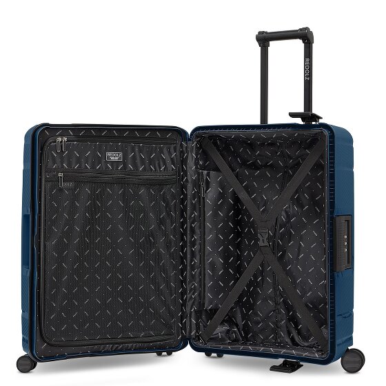 Redolz Essentials 15 trolley à 4 roulettes 65 cm avec fermeture à trois points