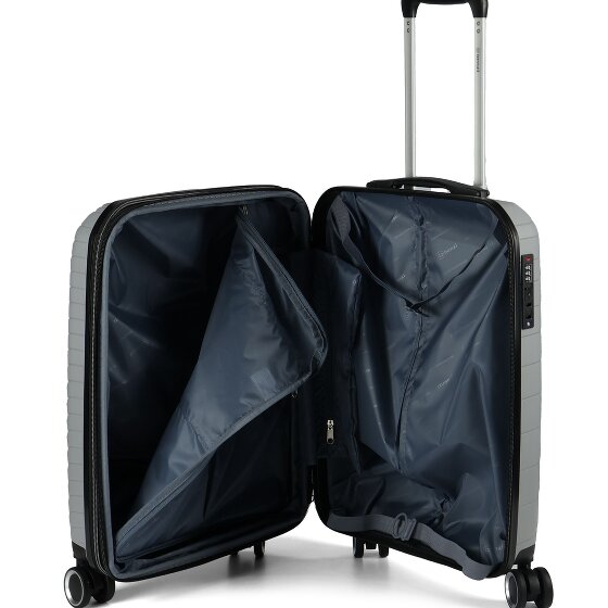 Benzi 5808 4 roulettes Trolley de cabine 55 cm avec soufflet d'extension